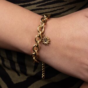 Ατσάλινο Βραχιόλι Χρυσό Emily