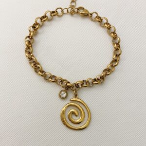 Ατσάλινο Βραχιόλι Spiral