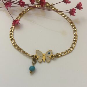 Ατσάλινο Βραχιόλι Butterfly