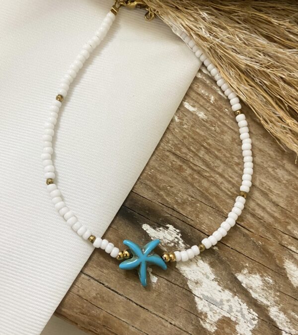 Ατσάλινη Αλυσίδα ποδιού Starfish haolite
