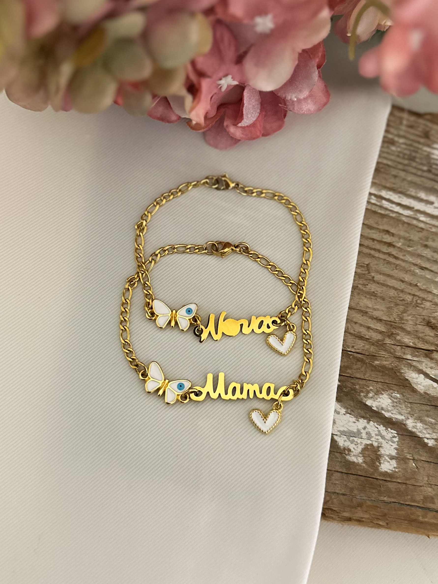 Ατσάλινο Βραχιόλι Μαμά Πεταλούδα - Image 3