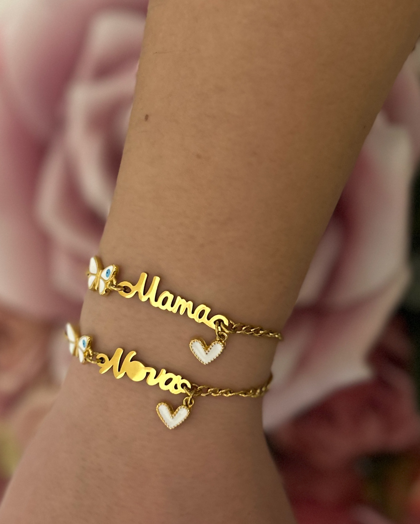 Ατσάλινο Βραχιόλι Μαμά Πεταλούδα - Image 2