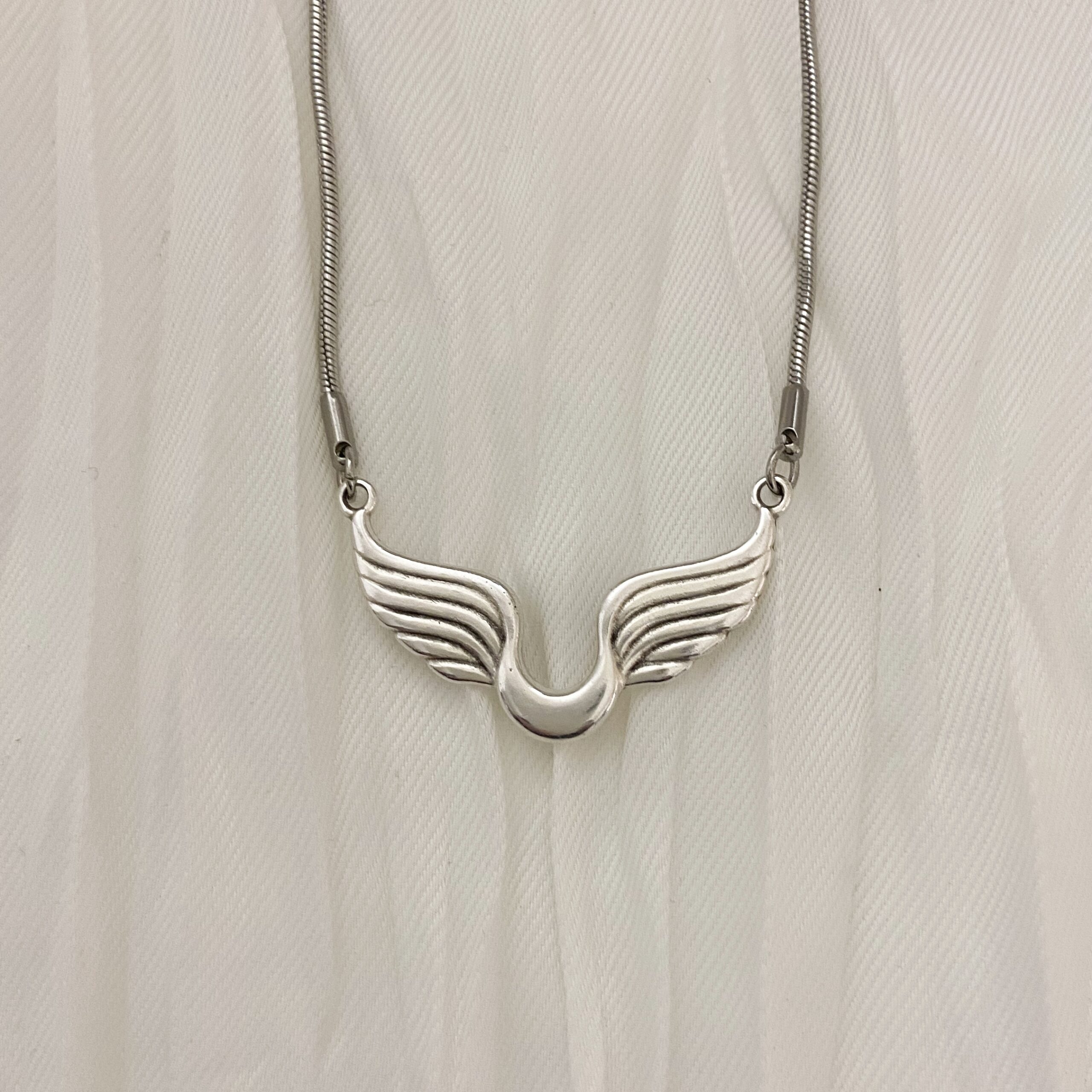 Κολιέ Angel Wings Silver