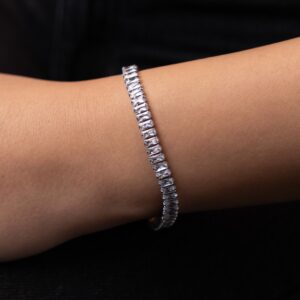 Ατσάλινο Βραχιόλι Astra Crystal Silver