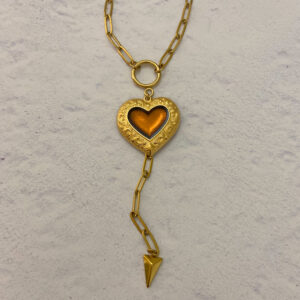 Ατσάλινο Κολιέ Amora