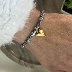 Ατσάλινο Βραχιόλι Emma