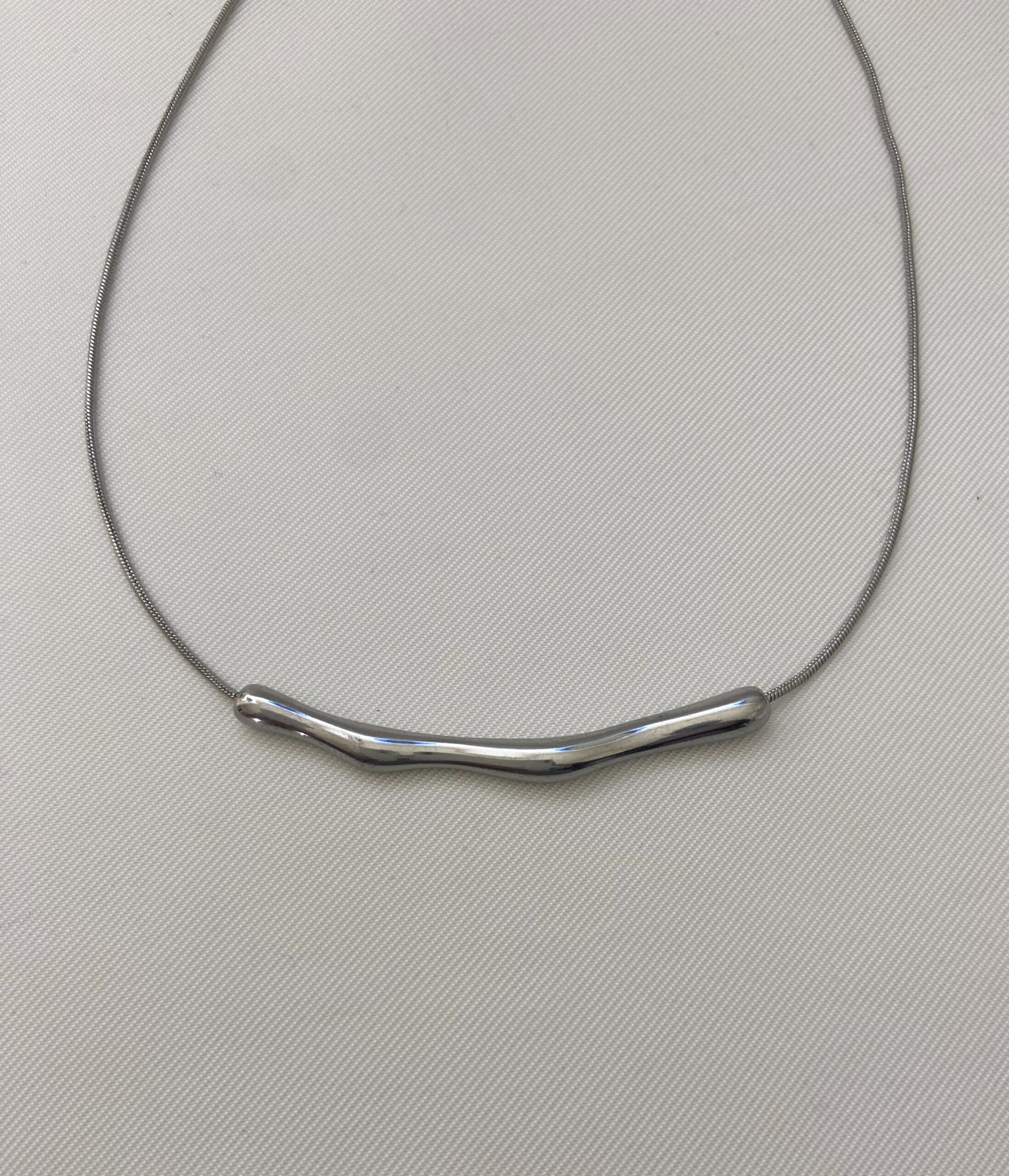 Ατσάλινο Κολιέ Kensinoi Chain Silver