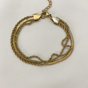 Ατσάλινο Βραχιόλι Lydia