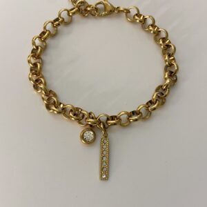 Ατσάλινο Βραχιόλι Stras