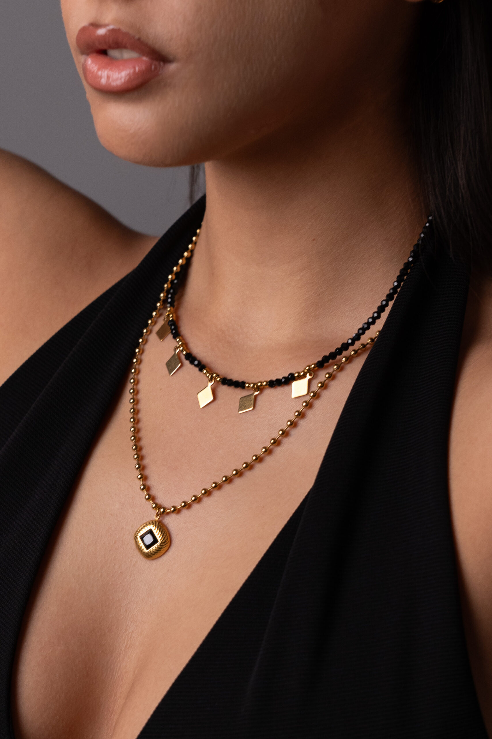 Ατσάλινο Κολιέ Geometry - Image 2