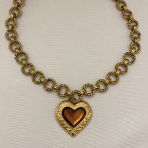 Κολιέ Caramel Heart