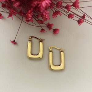 Ατσάλινα Σκουλαρίκια Amelia