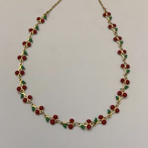 Ατσάλινο Κολιέ Cherry