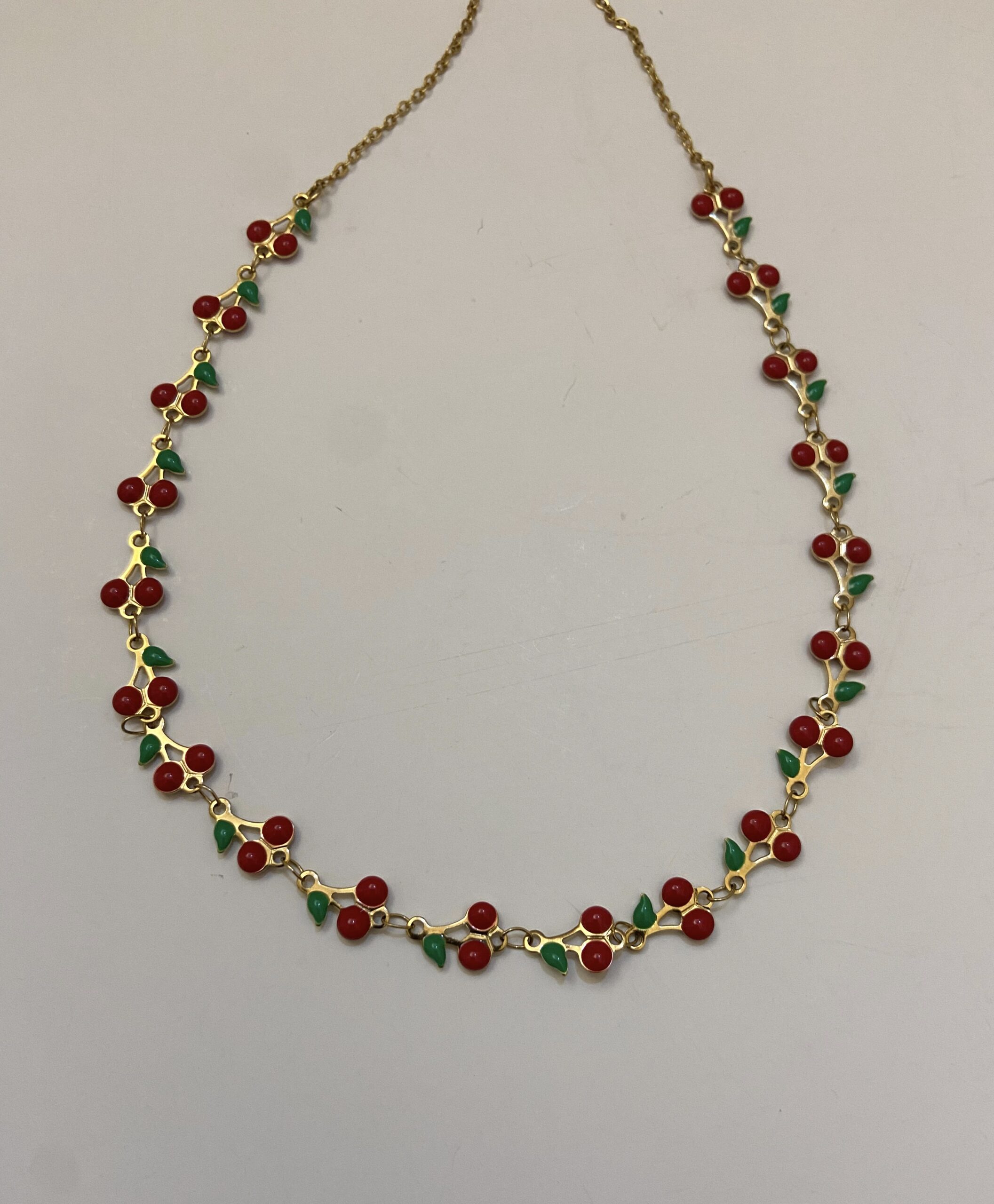 Ατσάλινο Κολιέ Cherry