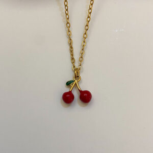Ατσάλινο Κολιέ Sweet Cherry
